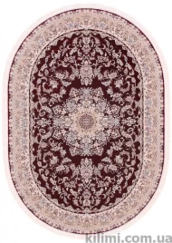 Esfehan 5978 d.red-ivory овал